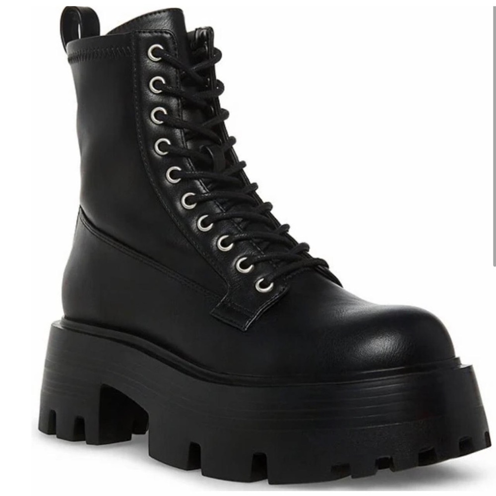 Platform heel combat boots - Picture 8 of 8